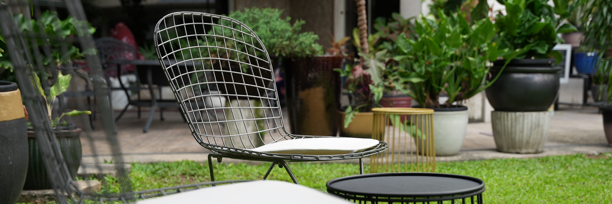 HandO Wire Chairs Outdoor Collection