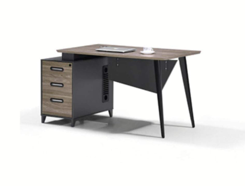 G Series Standard Desk with Cabinet
