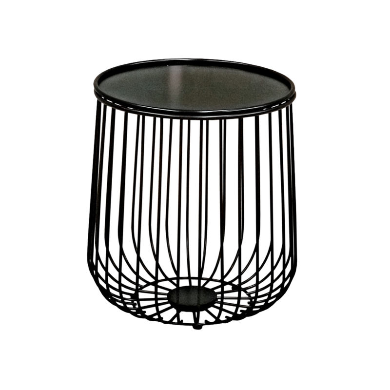 Cage Wire Side Table