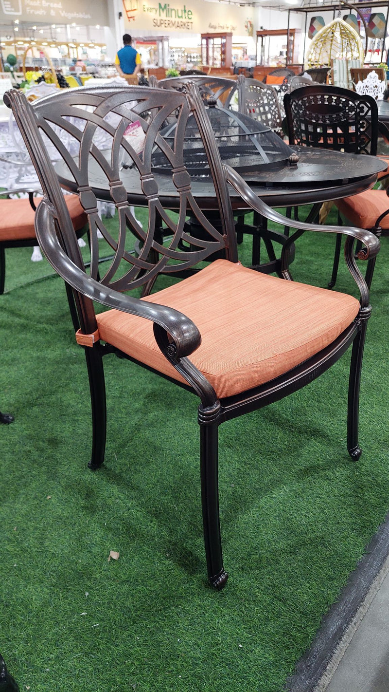 Bradley 4-Seater Round BBQ Table Set