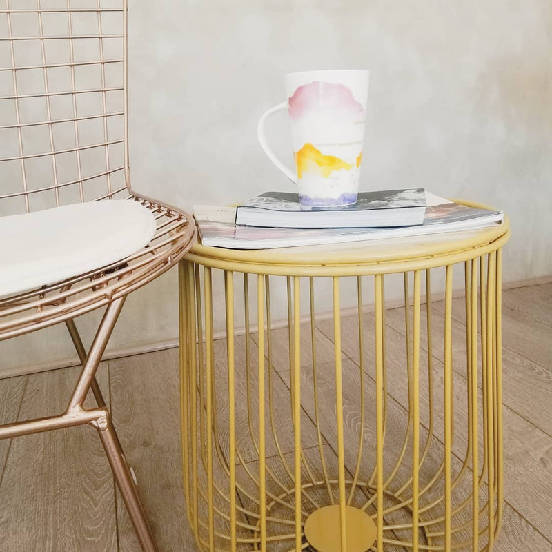 Cage Wire Side Table