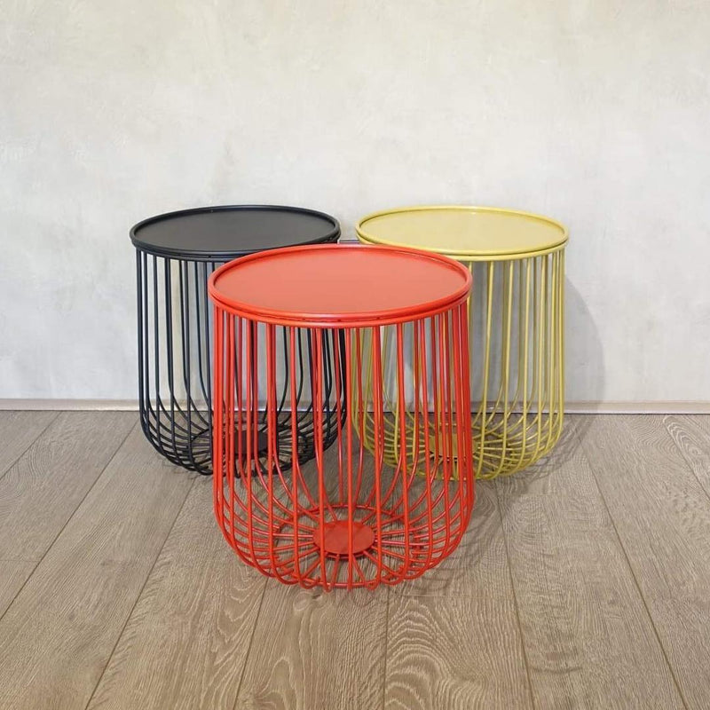 Cage Wire Side Table