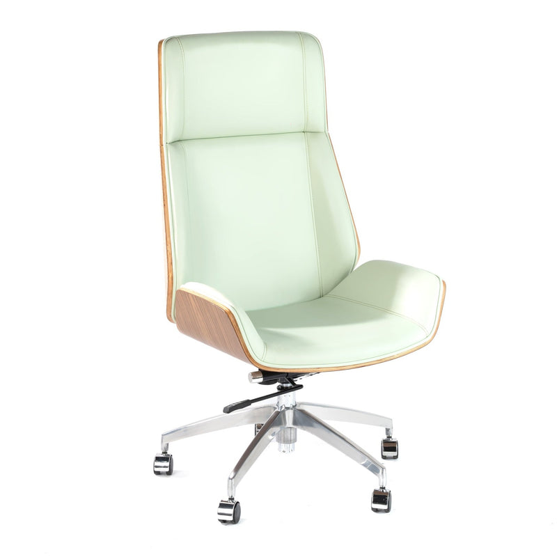 Gavin High Back Executive Chair (Wood)