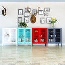 Audrey Metal Grid 2 Door Cabinet