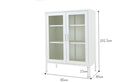 Audrey Metal Grid 2 Door Cabinet