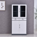 Half Glass/Half Door Multi-Purpose Cabinet