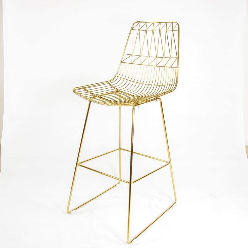 Arlo Plated Bar Stool